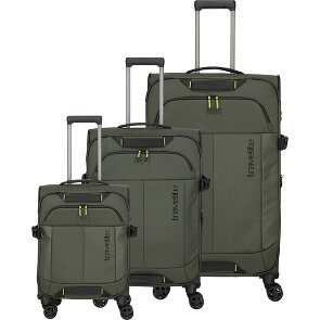 Travelite Briize 4 roulettes Set de valises 3 pièces avec soufflet d'extension