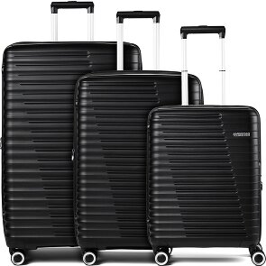 American Tourister Roadrush 4 roues Set de valises 3 pièces avec soufflet d'extension