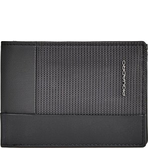 Piquadro Sync Porte-monnaie Protection RFID Cuir véritable 12.5 cm