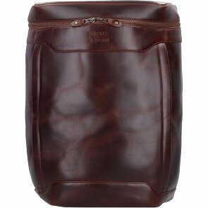Buckle & Seam Siwa Sac à dos en cuir, 47 cm, compartiment pour ordinateur portable