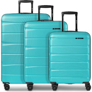Franky Munich 4.0 4 roues Set de valises 3 pièces avec soufflet d'extension