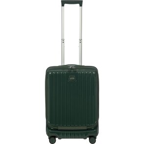 Bric's Positano 4 roulettes Trolley de cabine 55 cm avec soufflet d'extension