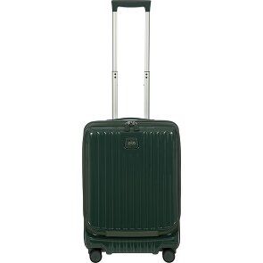 Bric's Positano 4 roulettes Trolley de cabine 55 cm avec soufflet d'extension