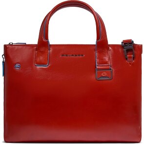 Piquadro Blue Square Sac de shopper Cuir 38 cm Compartiment pour ordinateur portable avec soufflet d'extension