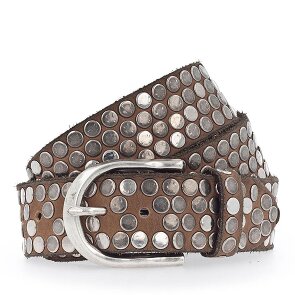 b.belt Ceinture à rivets en cuir