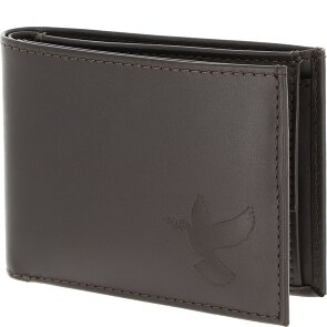 oxmox Leather Porte-monnaie Protection RFID Cuir véritable 11 cm