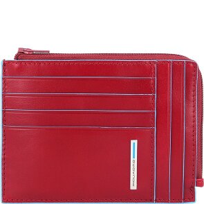 Piquadro Blue Square Porte-cartes de crédit RFID en cuir 12 cm