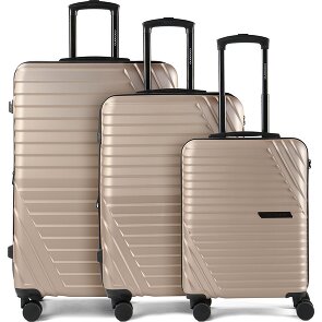 Cocoono Larnaka 4 roulettes Set de valises 3 pièces avec soufflet d'extension
