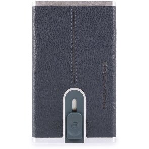 Piquadro Black Square Porte-cartes de crédit RFID en cuir 6 cm