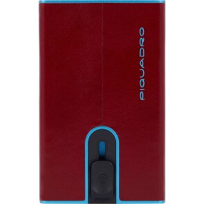 Piquadro Black Square Étui pour cartes de crédit Protection RFID Cuir 6 cm