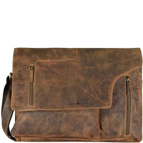 Greenburry Vintage Revolver Bag Sac à bandoulière en cuir 40 cm