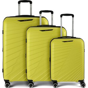 Benzi 5808 4 roulettes Set de valises 3 pièces avec soufflet d'extension