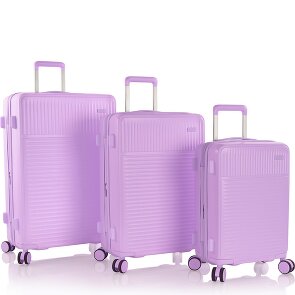 Heys Pastel 4 roulettes Set de valises 3 pièces avec soufflet d'extension