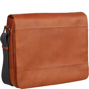 Leonhard Heyden Hamburg Messenger en cuir, 32 cm, compartiment pour ordinateur portable