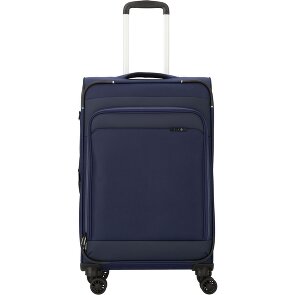 d&n Travel Line 9504 4 roulettes Trolley M 67 cm avec soufflet d'extension