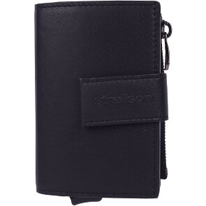 Strellson Carter C-Four Étui pour cartes de crédit Protection RFID Cuir 6.5 cm