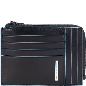Piquadro Blue Square Porte-cartes de crédit RFID en cuir 12 cm