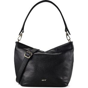 abro Ebony Sac à bandoulière Cuir véritable 30 cm
