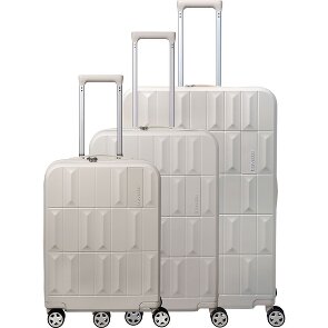 Travelite Panello 4 roulettes Set de valises 3 pièces