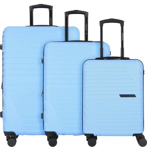 Cocoono Larnaka 4 roulettes Set de valises 3 pièces avec soufflet d'extension