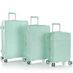 Heys Pastel 4 roulettes Set de valises 3 pièces avec soufflet d'extension