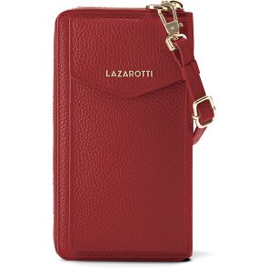 Lazarotti Bologna Leather Zip-Around Porte-monnaie Porte-téléphone en cuir 19 cm