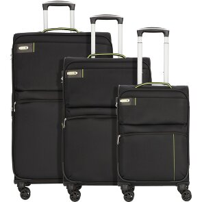d&n Travel Line 6704 4 roues Set de valises 3 pièces