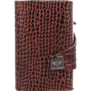 Tru Virtu Click & Slide Porte-cartes de crédit RFID en cuir 6,5 cm