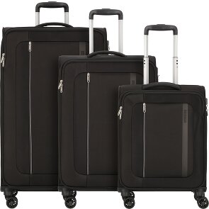 American Tourister Blazing Ride 4 roulettes Set de valises 3 pièces avec soufflet d'extension