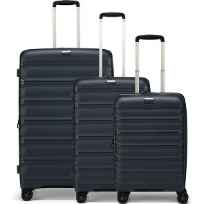 d&n Travel Line 4700 4 roulettes Set de valises 3 pièces avec soufflet d'extension