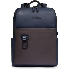 Piquadro Harper Sac à dos professionnel Cuir 42 cm Compartiment pour ordinateur portable