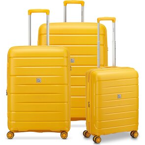 MODO by Roncato Starlight 3.0 4 roulettes Set de valises 3 pièces avec soufflet d'extension
