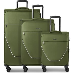 Stratic taska 4 roues Set de valises 3 pièces avec soufflet d'extension