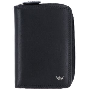 Golden Head Polo Porte-monnaie Protection RFID Cuir véritable 11.5 cm