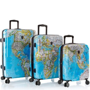 Heys Black Camo 4 roulettes Set de valises 3 pièces avec soufflet d'extension