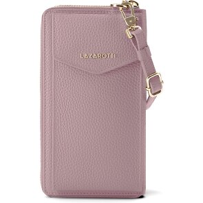 Lazarotti Bologna Leather Zip-Around Porte-monnaie Porte-téléphone en cuir 19 cm