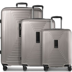 Redolz Essentials 14 4 roues Set de valises 3 pièces avec soufflet d'extension