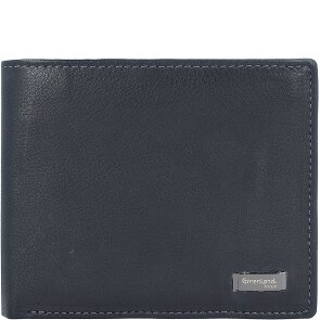 Greenland Nature Black Nappa Porte-monnaie en cuir RFID 11 cm