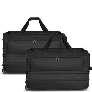 Redolz Sac de voyage Duffle Essentials à 2 roulettes Set 2pcs L+L avec soufflet extensible
