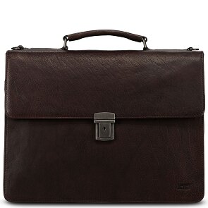 Jost Glasgow Attaché-case Protection RFID Cuir véritable 40 cm Compartiment ordinateur