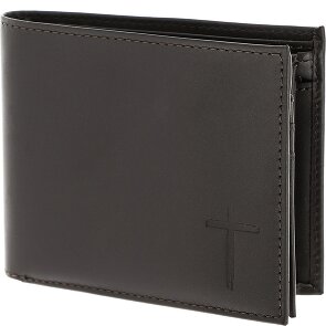 oxmox Leather Porte-monnaie Protection RFID Cuir véritable 10 cm
