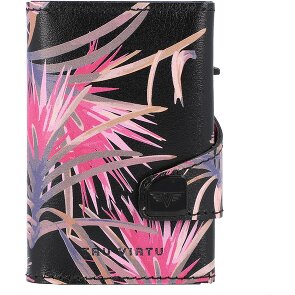 Tru Virtu Click & Slide Porte-cartes de crédit RFID en cuir 6,5 cm