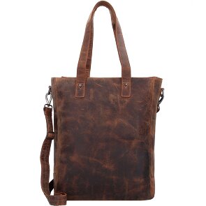 Plevier Retro Jackson Sac de shopper Cuir véritable 31 cm Compartiment ordinateur