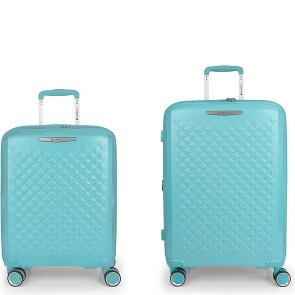 Gabol Queens 4 roues Set de valises 2 pièces avec soufflet d'extension