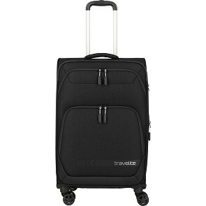 Travelite Kick Off 4 roues Valise cabine M 67 cm avec soufflet d'extension