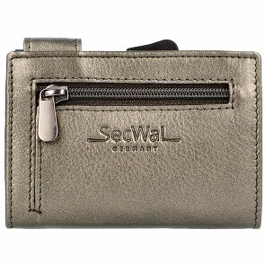 SecWal Porte-cartes de crédit Porte-monnaie RFID Cuir 9,5 cm