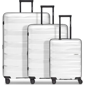 Bergpfeil Travel Set de valises à 4 roulettes 3 pièces avec soufflet extensible
