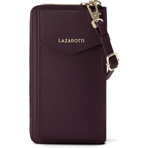 Lazarotti Bologna Leather Zip-Around Porte-monnaie Porte-téléphone en cuir 19 cm