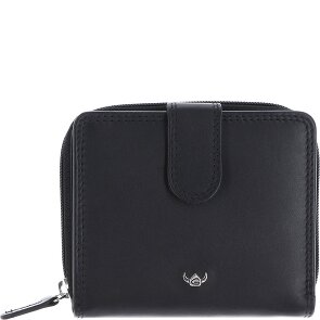Golden Head Polo Porte-monnaie Protection RFID Cuir véritable 10.5 cm
