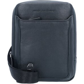 Piquadro Black Square Sac à bandoulière en cuir 17 cm